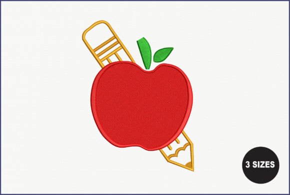 Apple and Pencil: A Seasonal Embroidery Design Review