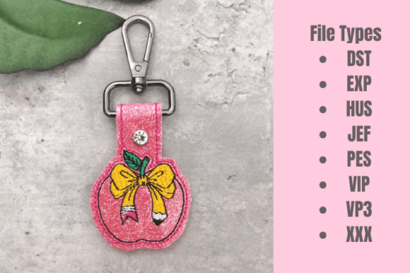 Apple Bow ITH Snap Tab Key Fob: A Stitcher's Honest Review