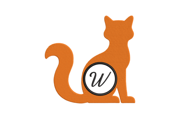 Cat Letter W Embroidery Design Review