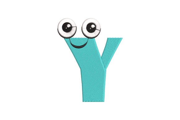 Funny Letter Y: A Playful Yet Polished Embroidery Asset