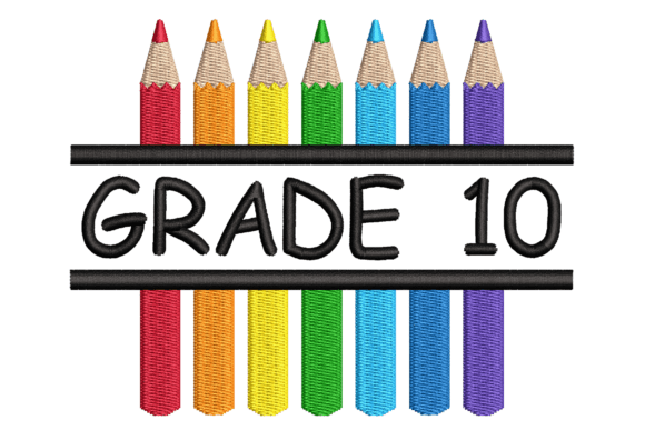 Grade 10 Split Colored Pencils: Seasonal Embroidery Review