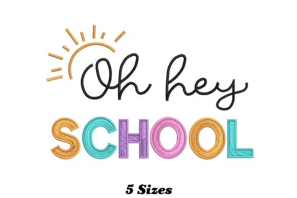 Hey School: A Playful Back-to-School Embroidery File Worth Your Time?