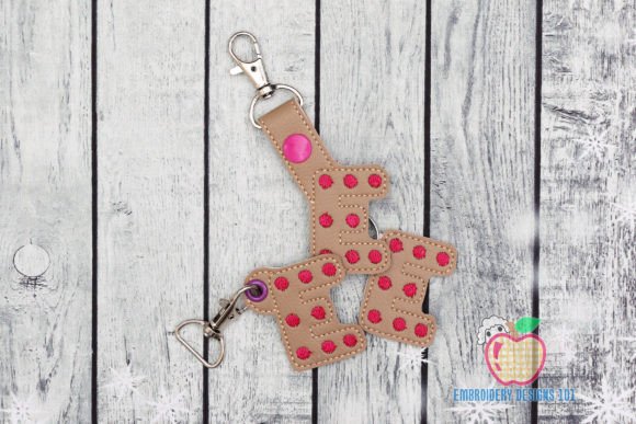 LETTERS E ITH KeyFob Snaptab for Etsy Sellers