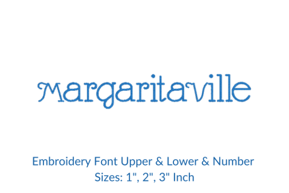 Margarita Ville Font: A Smart Back-to-School Embroidery Pick